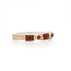Anna Beck Jewelry Anna Beck Garnet Mosaic Stacking Ring - Gold