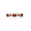 Anna Beck Jewelry Anna Beck Garnet Mosaic Stacking Ring - Gold