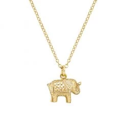 Anna Beck Jewelry Anna Beck Small Elephant Necklace - Gold