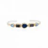 Anna Beck Jewelry Anna Beck Hematite & Sapphire Multi-stone Cuff - Gold