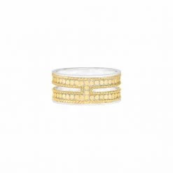 Anna Beck Jewelry Anna Beck Double Bar Ring - Gold