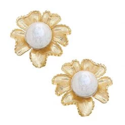 Susan Shaw Jewelry Susan Shaw Marigold Pearl Studs