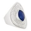 Anna Beck Jewelry Anna Beck Lapis Marquise Shield Ring - Silver