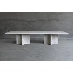 Organic Restoration Reclaimed Elm Wide Dining Table - T Style Leg