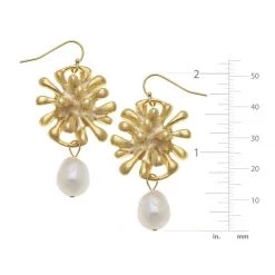 Susan Shaw Jewelry Firecracker Pearl Drop Earrings