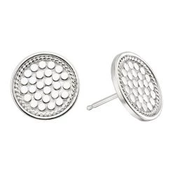 Anna Beck Jewelry Anna Beck Circle Stud Earrings - Silver