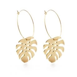 Amano Studio Monstera Hoops Jewelry