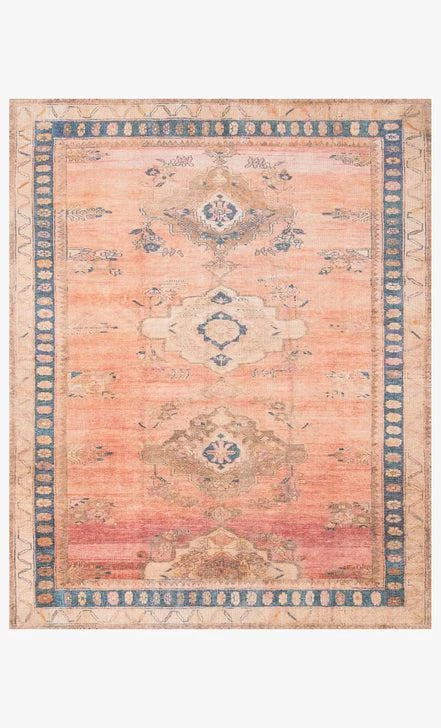 Loloi Rugs Joanna Gaines Deven Rug Collection - DEV-01 Sunset/Indigo