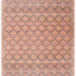Loloi Rugs Joanna Gaines Deven Rug Collection - DEV-04 Persimmon/Indigo
