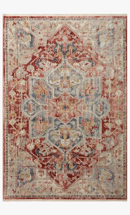 Loloi Rugs Joanna Gaines Janey Rug Collection - JAY-01 Garnet/Multi