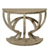 CFC Furniture Reclaimed Lumber Demi Lune Console