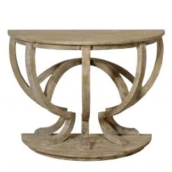 CFC Furniture Reclaimed Lumber Demi Lune Console