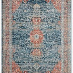 Loloi Rugs Joanna Gaines Elise Rug Collection - ELI-05 Navy/Red