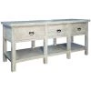 Consoles CFC Furniture Reclaimed Lumber Console W/ 3 Drawers