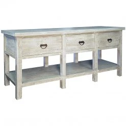 Consoles CFC Furniture Reclaimed Lumber Console W/ 3 Drawers