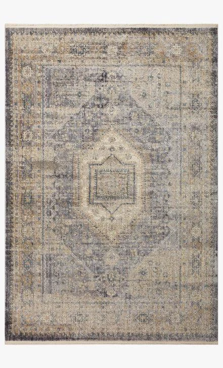 Loloi Rugs Joanna Gaines Janey Rug Collection - JAY-02 Slate/Gold