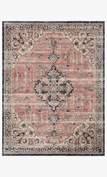 Loloi Rugs Joanna Gaines Graham Rug Collection - GRA-06 Coral/Navy