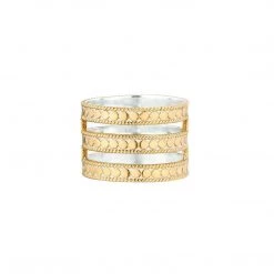 Anna Beck Jewelry Anna Beck Triple Bar Ring - Gold