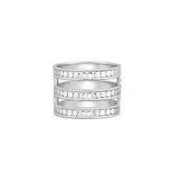 Anna Beck Jewelry Anna Beck Triple Bar Ring - Silver