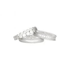 Anna Beck Jewelry Anna Beck Stacking Rings Set Of 3 - Silver