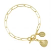Susan Shaw Jewelry Oyster Paperclip Bracelet