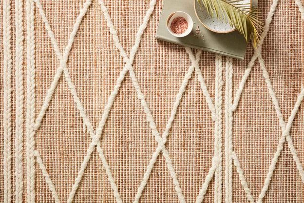 Loloi Rugs Joanna Gaines Cora Rug Collection - CRA-01 Blush/White