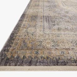 Loloi Rugs Joanna Gaines Janey Rug Collection - JAY-02 Slate/Gold