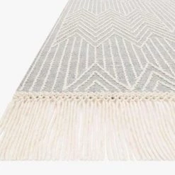 Loloi Rugs Joanna Gaines Newton Rug Collection - NET-02 Lt Grey/Ivory