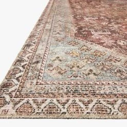 Loloi Rugs Joanna Gaines Deven Rug Collection - DEV-08 Spice / Sky
