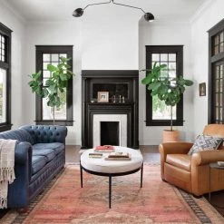 Loloi Rugs Joanna Gaines Deven Rug Collection - DEV-01 Sunset/Indigo