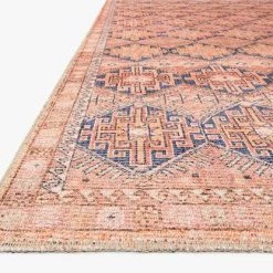 Loloi Rugs Joanna Gaines Deven Rug Collection - DEV-04 Persimmon/Indigo