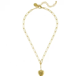 Susan Shaw Jewelry Susan Shaw Checkered Locket Necklace