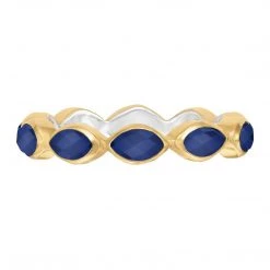 Anna Beck Jewelry Anna Beck Lapis Multi Stone Ring - Gold
