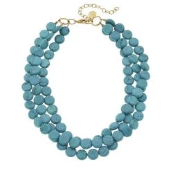 Susan Shaw Jewelry Turquoise Statement Necklace
