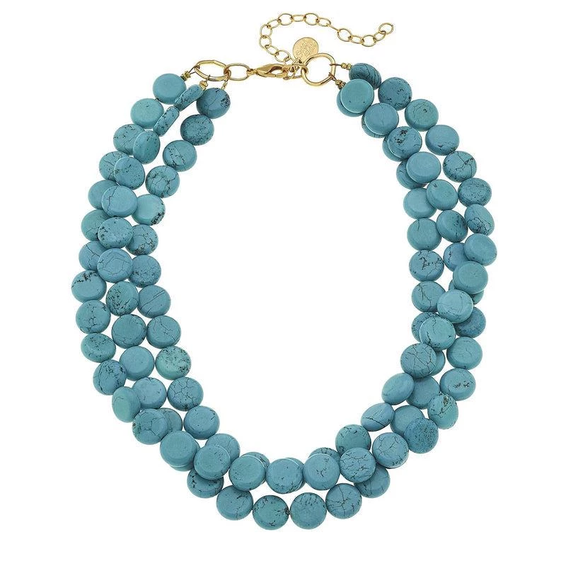 Susan Shaw Jewelry Turquoise Statement Necklace