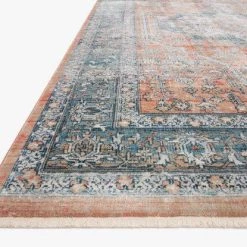 Loloi Rugs Joanna Gaines Elise Rug Collection - ELI-01 Coral/Blue