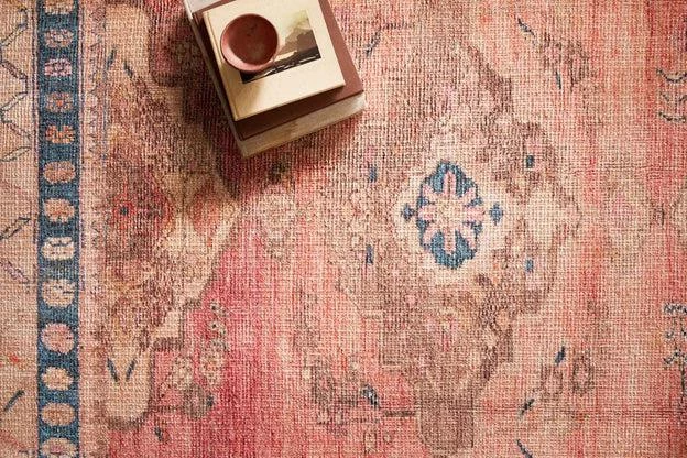 Loloi Rugs Joanna Gaines Deven Rug Collection - DEV-01 Sunset/Indigo