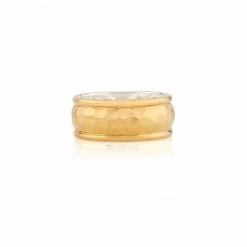 Anna Beck Jewelry Anna Beck Hammered Cigar Ring - Gold