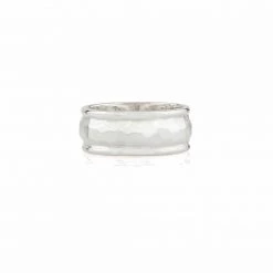 Anna Beck Jewelry Anna Beck Hammered Cigar Ring - Silver