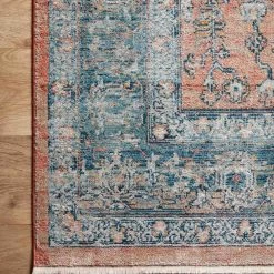 Loloi Rugs Joanna Gaines Elise Rug Collection - ELI-01 Coral/Blue