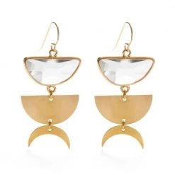 Amano Studio Crystal Moon Phase Earring Jewelry