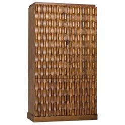 Noir Furniture Noir Alameda Hutch, Dark Walnut Cabinets