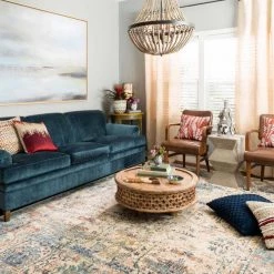 Loloi Rugs Anastasia Rugs By Loloi - AF-07 Sand/Lt Blue