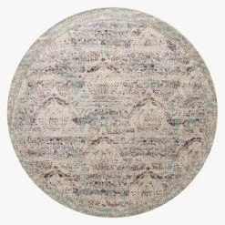 Loloi Rugs Anastasia Rugs By Loloi - AF-05 Silver/Plum
