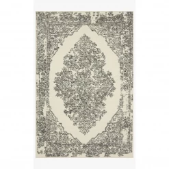 Loloi Rugs Joanna Gaines Annie Rug Collection - ANN-02 White/Black