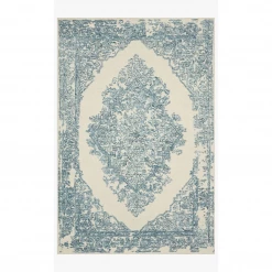 Loloi Rugs Joanna Gaines Annie Rug Collection - ANN-02 White/Blue