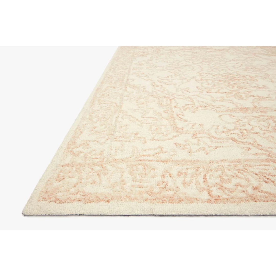 Loloi Rugs Joanna Gaines Annie Rug Collection - ANN-05 White/Pink