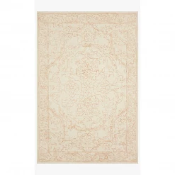 Loloi Rugs Joanna Gaines Annie Rug Collection - ANN-05 White/Pink