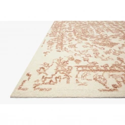Loloi Rugs Joanna Gaines Annie Rug Collection - ANN-01 White/Rust