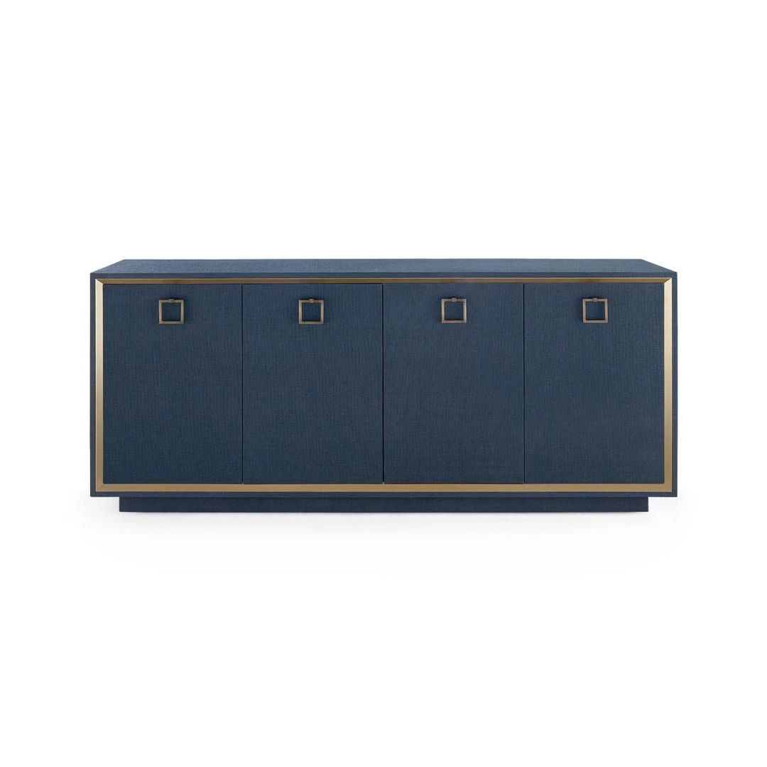 Bungalow 5 - Ansel 4-Door Cabinet, Navy Blue